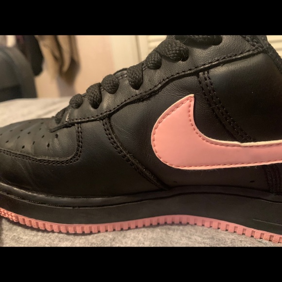 Rare vintage leather Air Force one black and pink - Picture 6 of 8